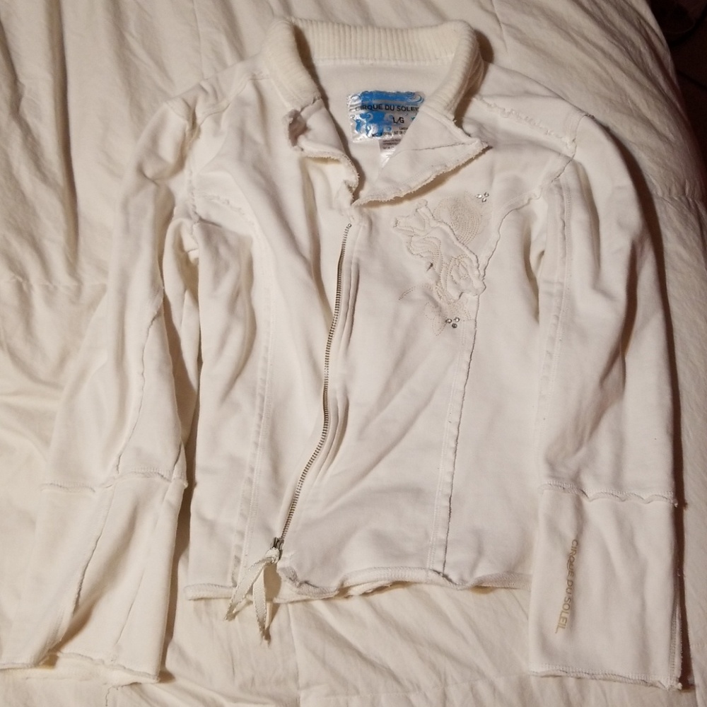 Half off White Cirque du Soleil jacket